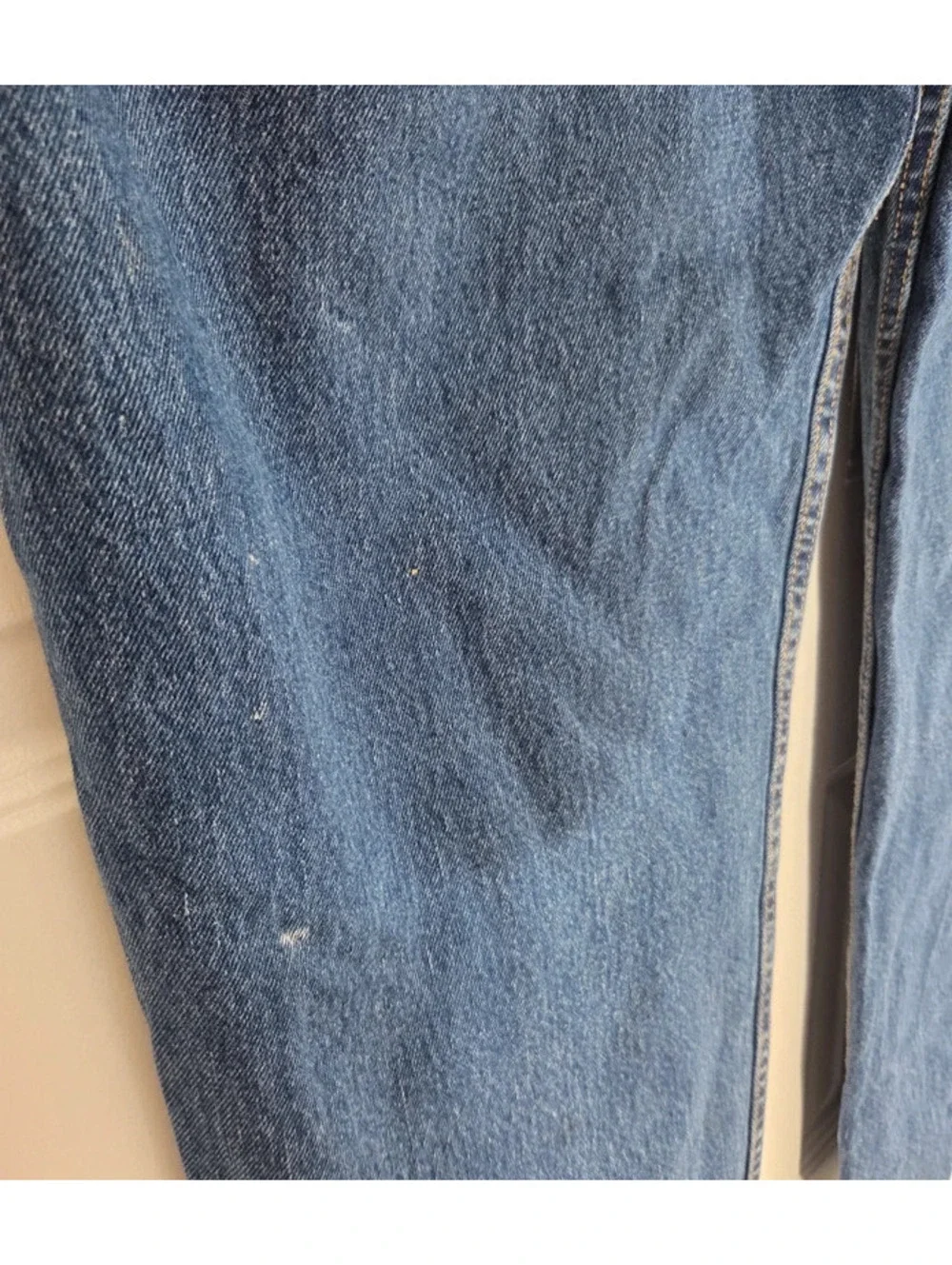 Levi's Men's 550 Relaxed Fit Tapered Blue Jeans W44 L34 Water<Less Denim #1589